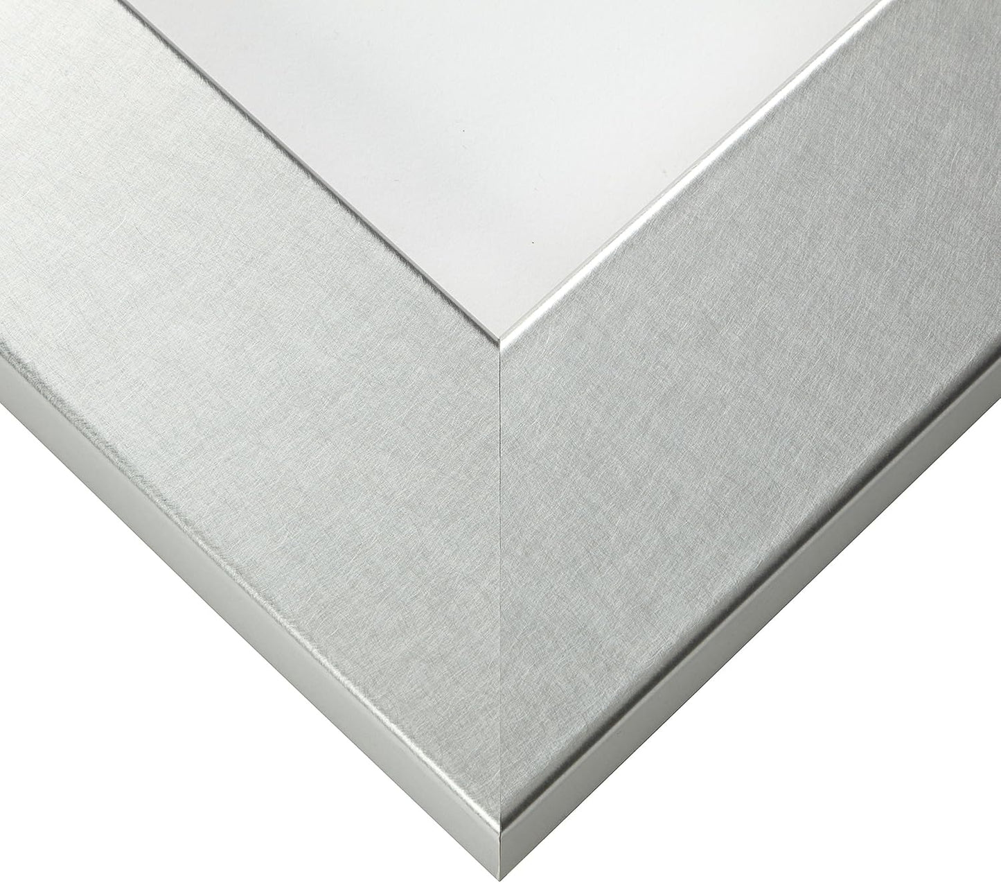 Craig Frames Bauhaus 200 Picture Frame, 4 x 6 Inch, Brushed Silver