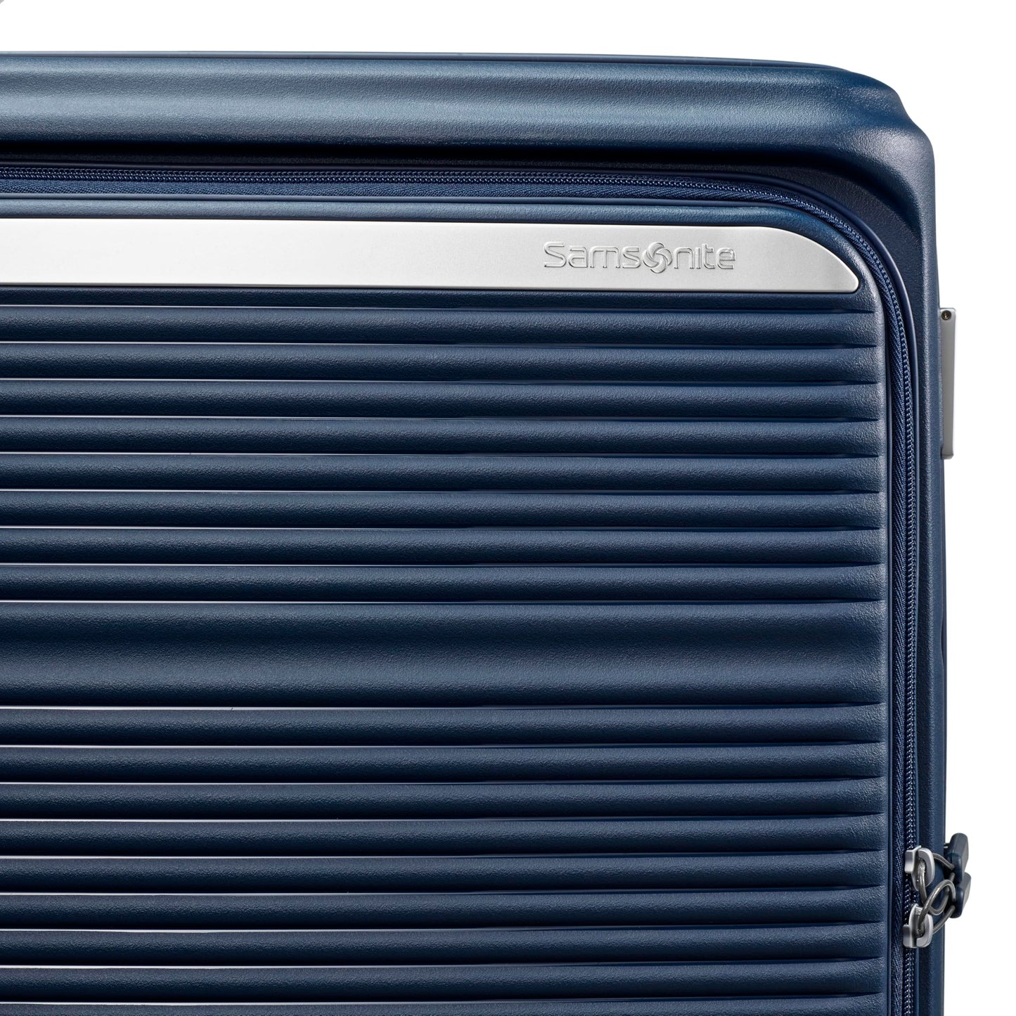 Samsonite Paralux Large Checked Luggage - Innovative Design - Quick Access Front Pocket - Dual Suspension Wheel Technology - TSA Lock - Expandable - Includes Removable Packing Cubes - Midnight Navy