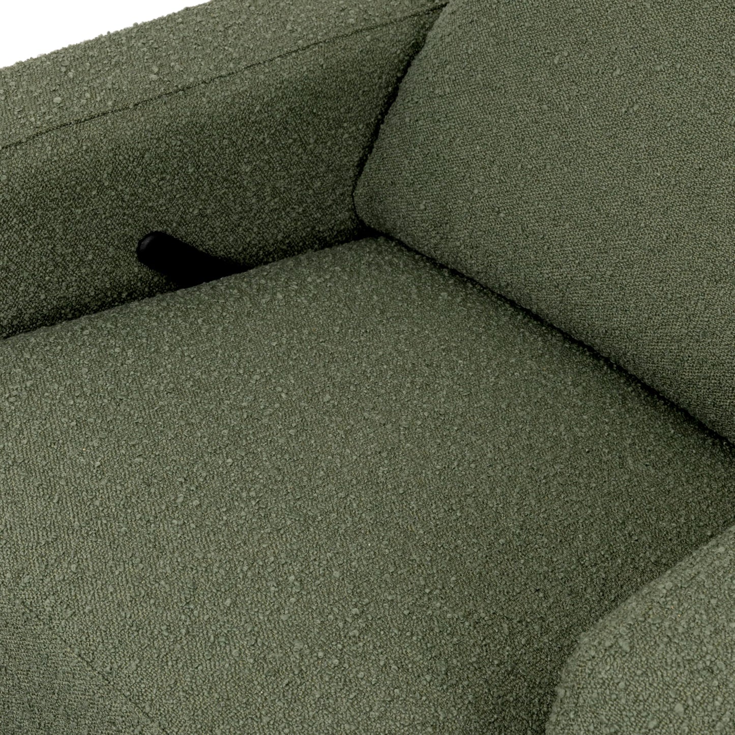 Namesake Crewe Glider Recliner Nursery Chair - GREENGUARD Gold & Certi-PUR US Certified Rocker Recliner - Glider Rocking Chair for Nursery & Living Room - Manual, 360° Swivel, Olive Boucle