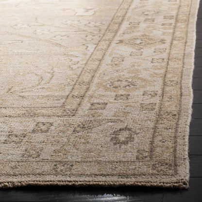 SAFAVIEH Izmir Collection Area Rug - 9' x 12', Gold & Ivory, Hand-Knotted Traditional New Zealand Wool, Ideal for High Traffic Areas in Living Room, Bedroom (IZM134D)