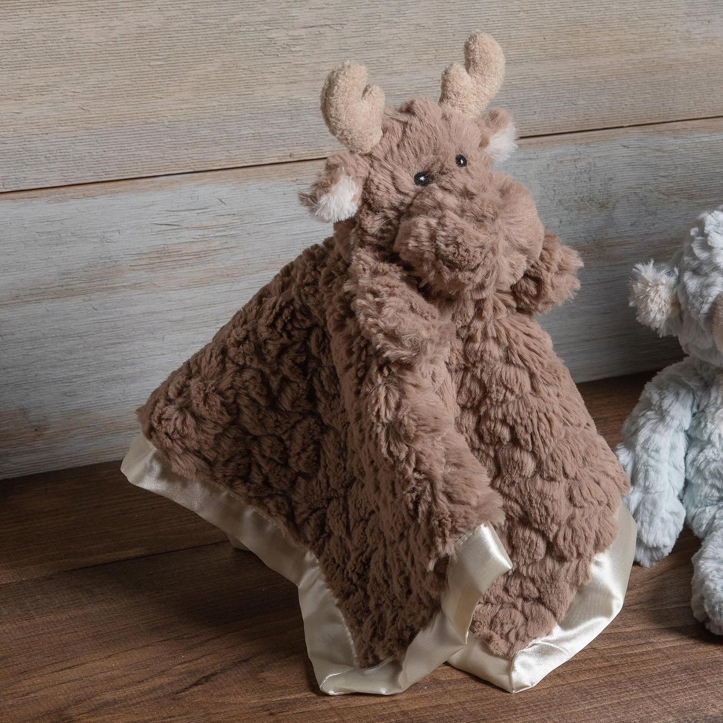 Mary Meyer Baby Lovey Putty Security Blanket - Soft Moose Stuffed Animal Toy for Newborns & Toddlers | 13 x 13 Inches