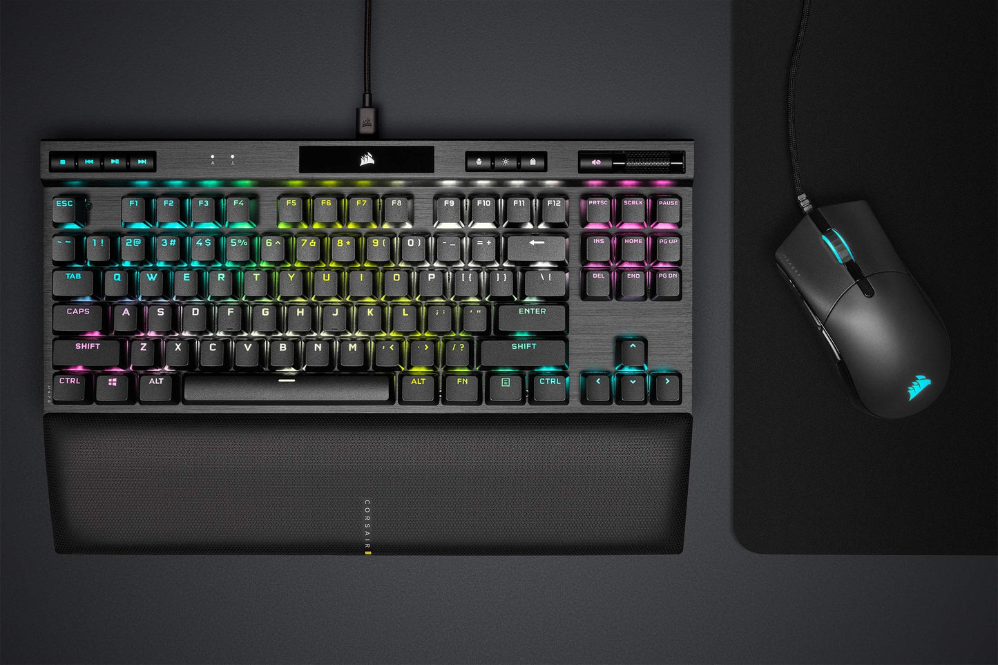 Corsair Sabre RGB PRO Champion Series FPS/MOBA Gaming Mouse - Ergonomic Shape for Esports and Competitive Play - Ultra-Lightweight 74g - Flexible Paracord Cable