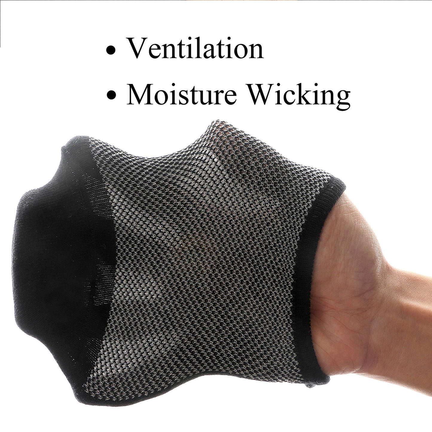 Mottee&Zconia No Show Low Cut Socks Mens Invisible Anti-Slip Black White Cotton Casual socks 8pack Plus Size11-13