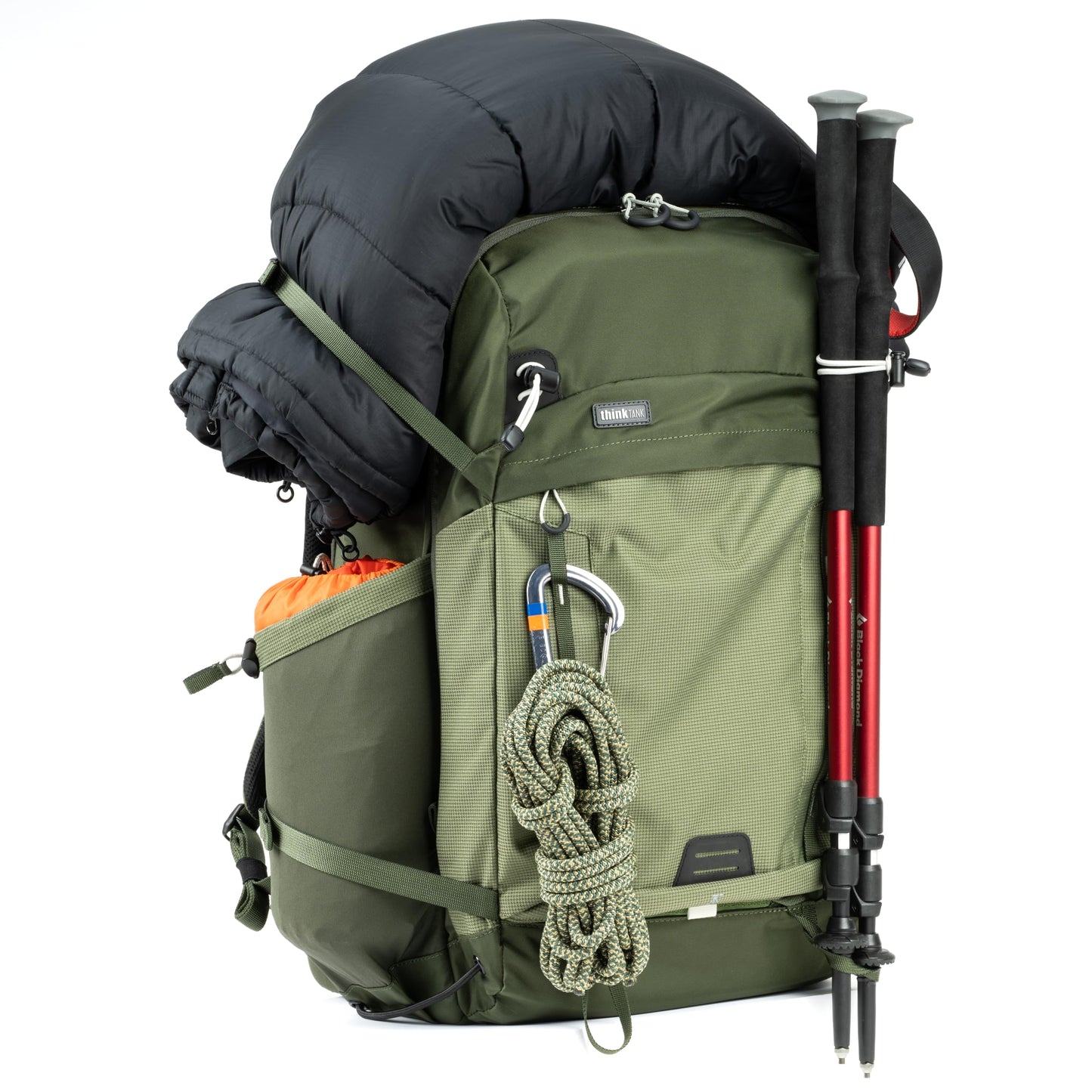 Think Tank BackLight 36L Camera Daypack Backpack for DSLR, Mirrorless, Photography and Video - Montane Green