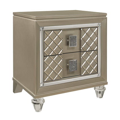 Lexicon Bijou Nightstand, Champagne