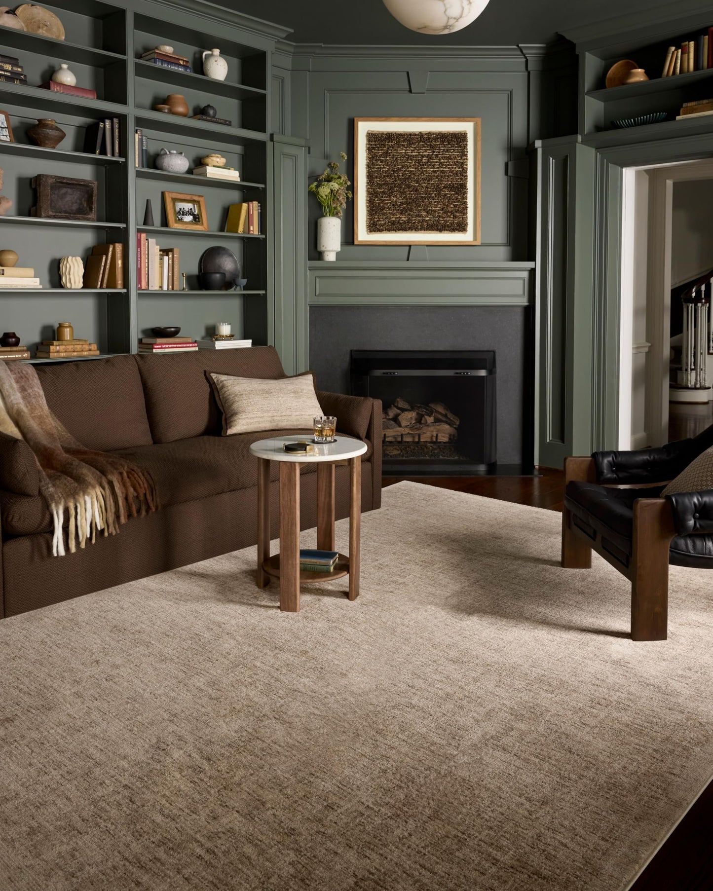 Loloi Winston Collection WIT-01 Taupe/Bone 7'-10" x 10'-2", .38" Pile Height, Area Rug, Soft, Durable, Non-Shedding, Easy Clean, Rug for Living Room