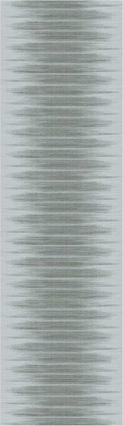 Nourison Vintage Home Abstract Grey Area Rug 2'2" x 7'6", Easy-Cleaning, Non-Shedding for Bedroom, Living Room