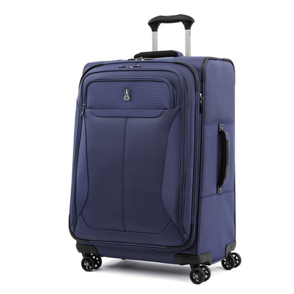 Travelpro Tourlite Softside 2-Piece Set, Expandable Luggage, 4 Spinner Wheels, Lightweight Suitcase, 21" Carry-On, 25" Checked Medium, Blue