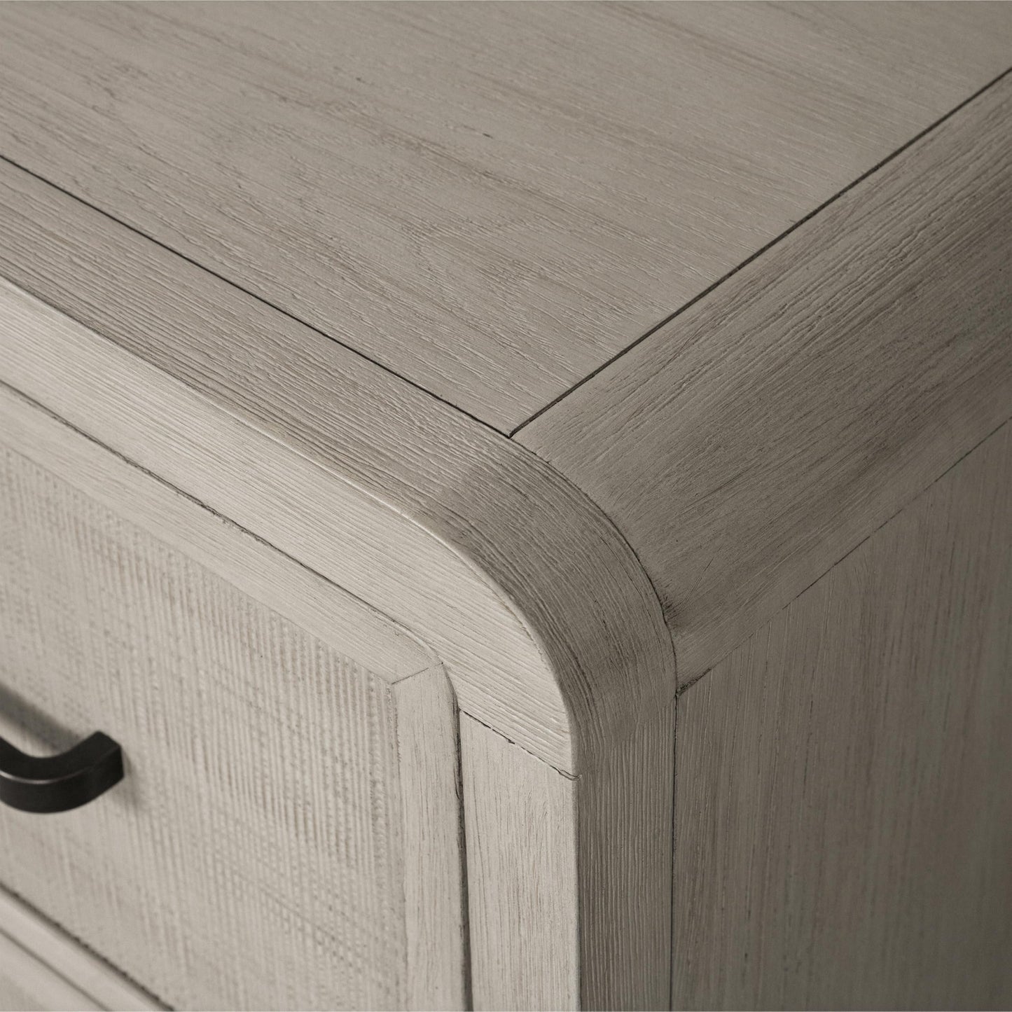 Furniture of America Austin Modern Solid Wood 24-inch 2-Drawer Nightstand with USB Ports, Cedar Bottom Drawer, No Assembly Required for Bedroom, Guest Room, Natural Oak