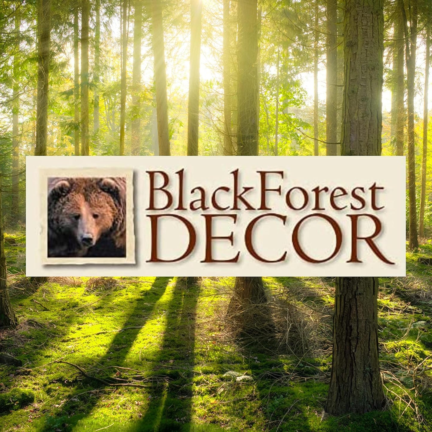 Black Forest Décor Bear Family Wall Cross