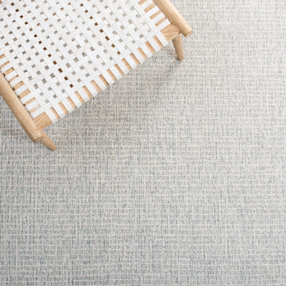 SAFAVIEH Abstract Collection Area Rug - 10' x 14', Light Grey & Ivory, Handmade Wool, Ideal for High Traffic Areas in Living Room, Bedroom (ABT468F)