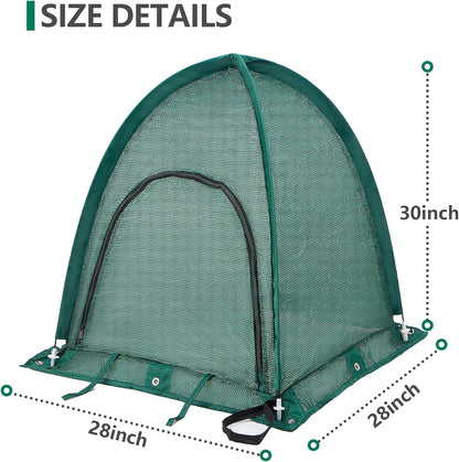 2 Pack, 80% 28" 28" 30" Plant Shade Tent Pop Up Sun Shade Cover for Outdoor Plants, Portable Sun Protection Tent