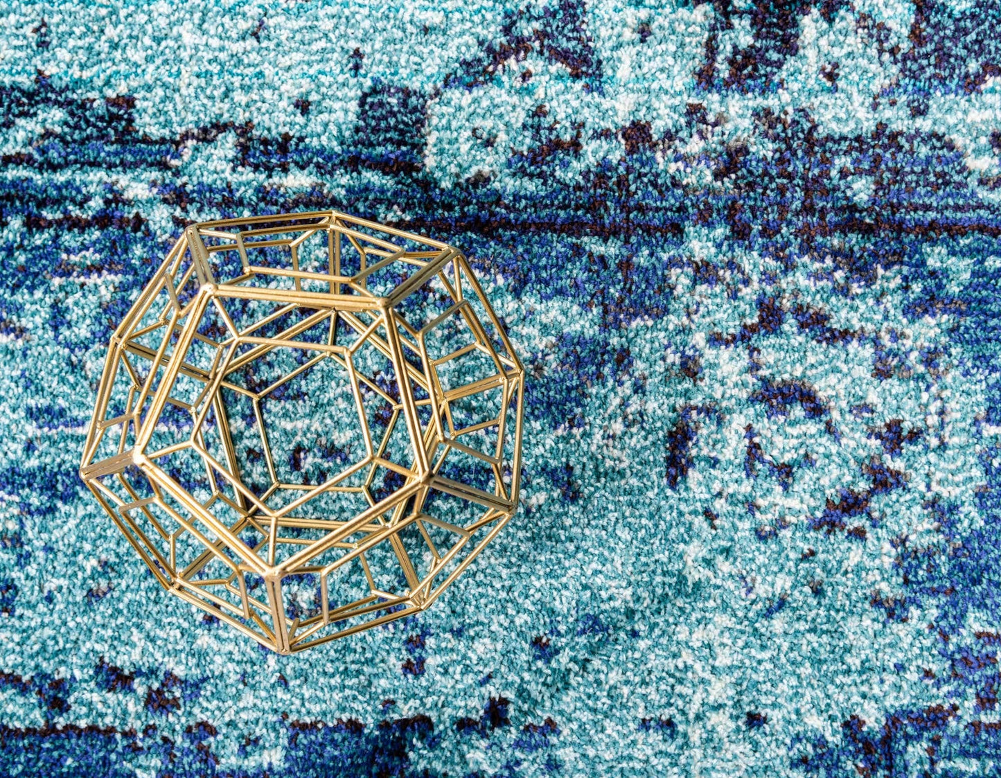 Unique Loom Medici Collection Vintage Botanical Traditional Blue Area Rug (10' 0 x 13' 0)