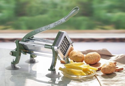 New Star Food Service 42313 Commercial Restaurant French Fry Cutter with Suction Feet, 1/2-Inch