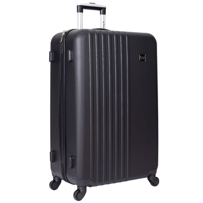 Travelers Club Cosmo Luggage, Black-2 Piece Set (28"/20")