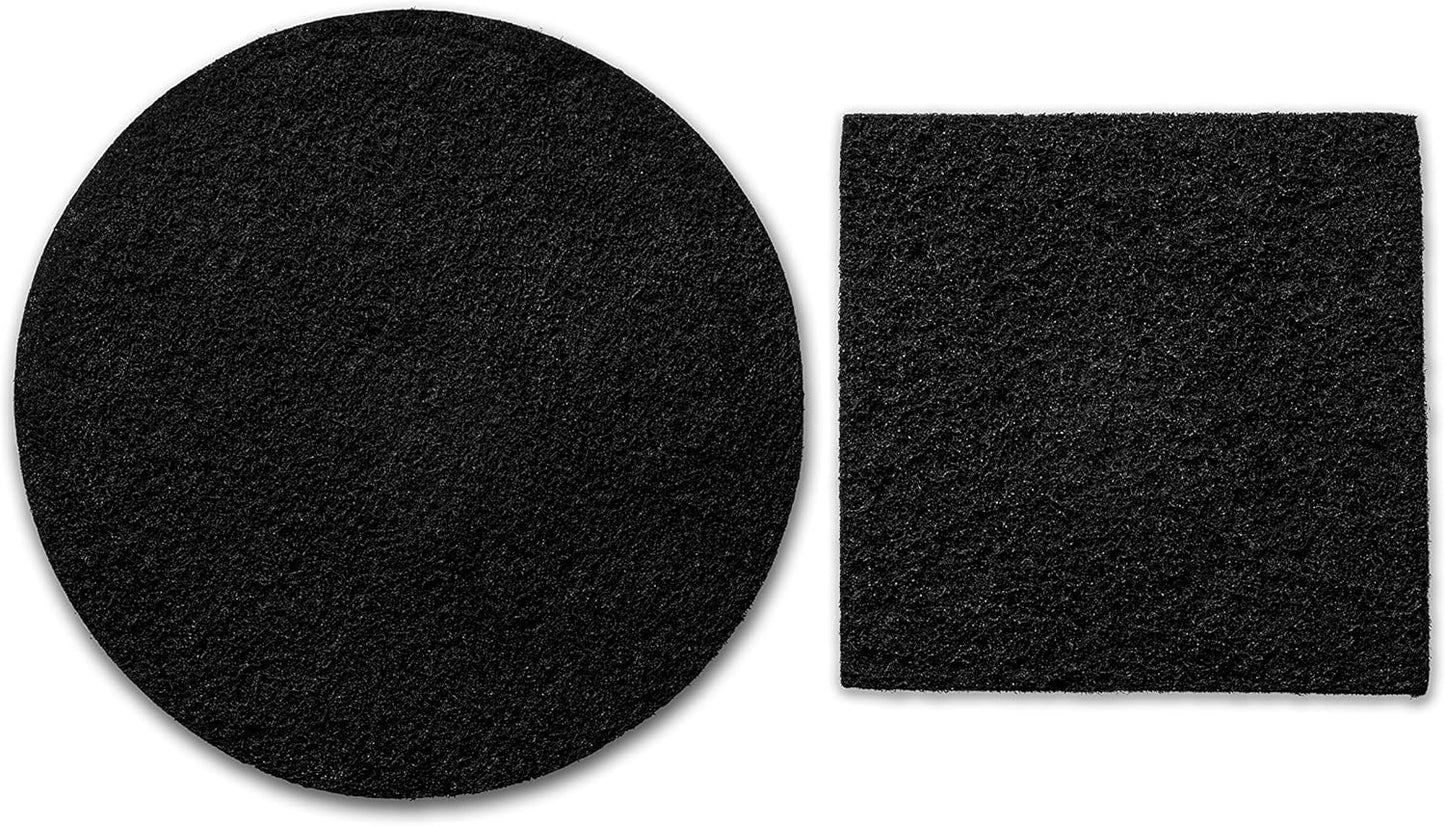 Epica Charcoal Filter Replacement, 6.5” Compost Bin Filter for Kitchen Odor Removal and Composting