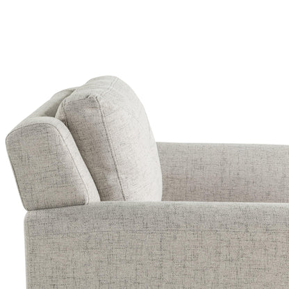 Studio Living Harrington 35.4" Arm Chair, Transitional Modern, Pocket Coil Comfort, Easy Assembly, Woven Fabric, Beige