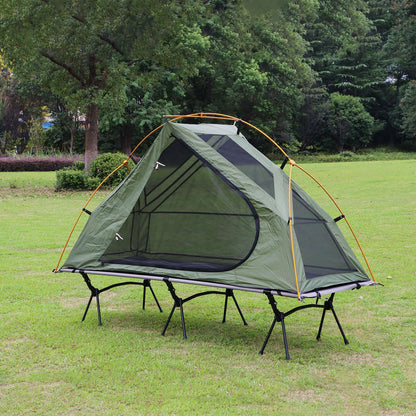Arctic Lemmings 4-in-1 Camping Cot Tent, Foldable Elevated Tents Set for 1 Person to Use, Portable Tent for Outdoor Hiking, Camping