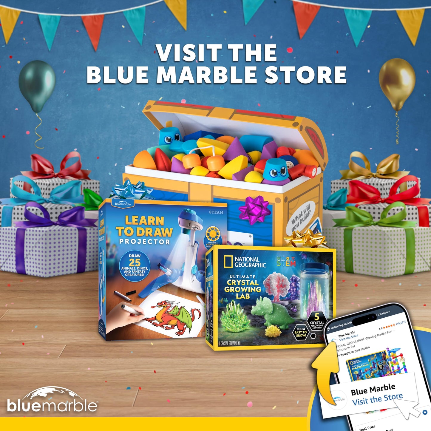 National Geographic Starter Rock Tumbler Kit - Durable Leak-Proof Rock Polisher - Complete Rock Tumbling Kit with 4-Stage Silicon Carbide Grit - Geology Hobby, Rocks & Crystals (Amazon Exclusive)