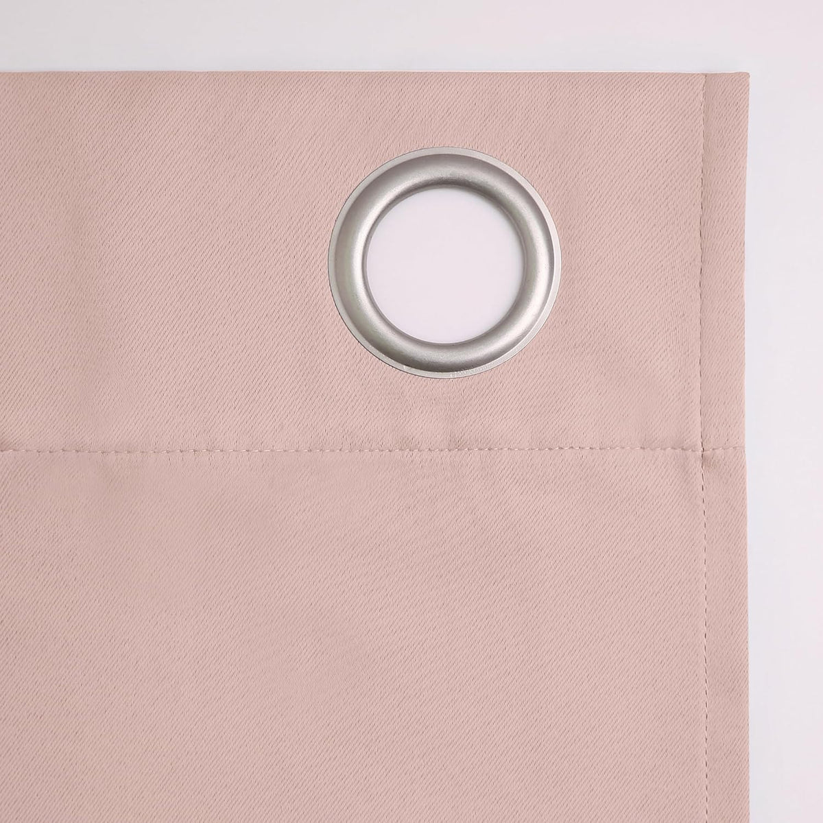 Sun Zero Soho Blackout Energy Efficient Grommet Curtain Single Panel, 54" x 63", Blush Pink