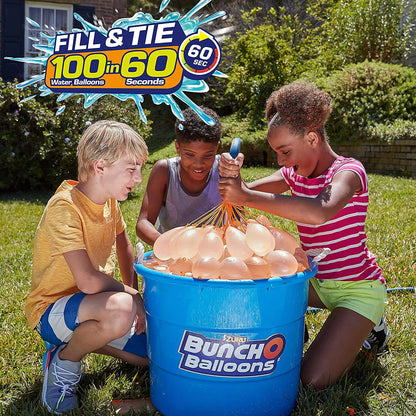 Bunch O Balloons Rapid-Filling Red, White and Blue Water Balloons 6 Pack (100 Balloons) (Amazon Exclusive)