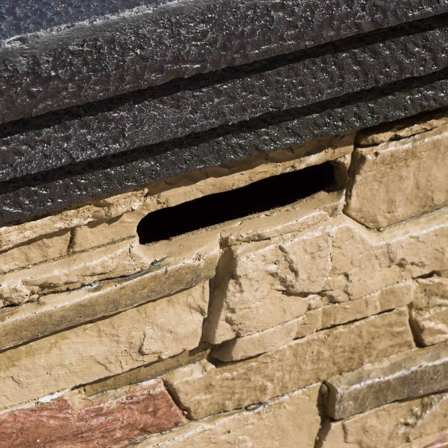 Christopher Knight Home Chesney Stone MGO Fire Column - 40,000 BTU, 19.5", Natural Stone