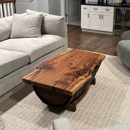 Wine Barrel Coffee Table