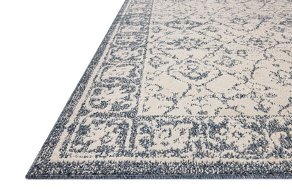 Loloi Magnolia Home by Joanna Gaines Gigi Collection GIG-02 Ivory/Blue 7'-10" x 10' Area Rug