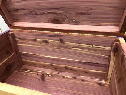 cedar chest, hope and keepsake storage, cabin and bedroom furniture, storage trunk, wooden cedar chest, real wood furniture