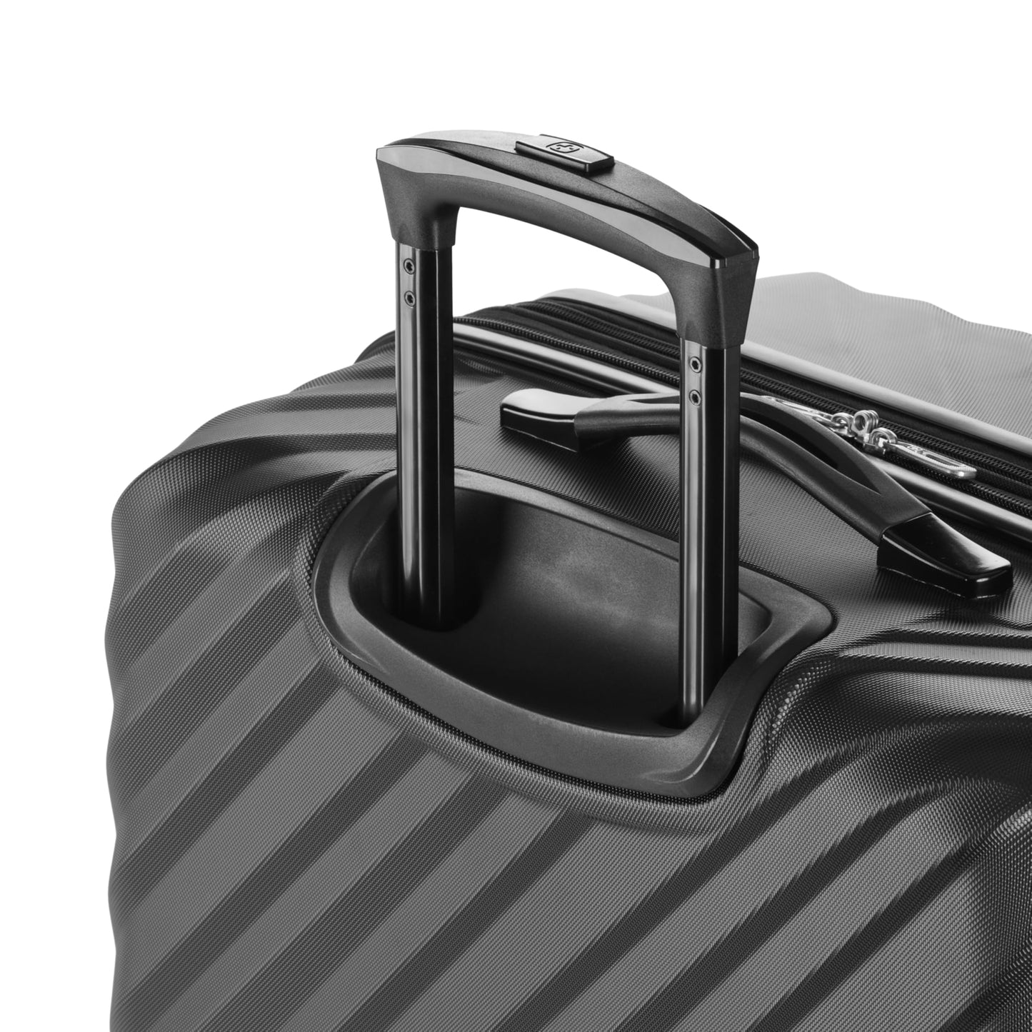 SwissGear Lightweight Expandable Spinner, Black Wave, 3-Piece Set