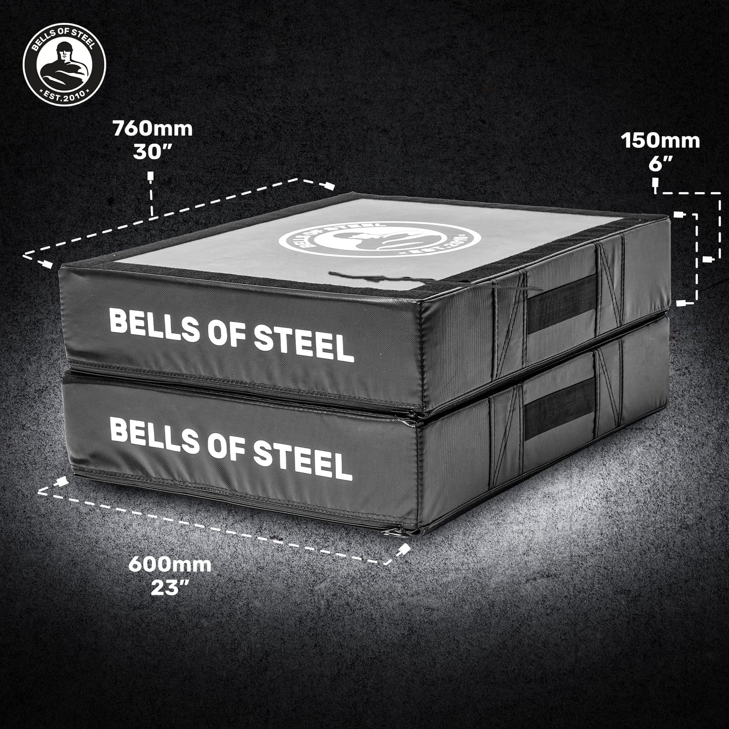 Bells of Steel Deadlift Pads Premium Quality Drop Pads Weightlifting | Noise Reducing Weight Pads for Floor Protection, Crash Pads Weightlifting | Pound Pad for Weight Lifting, Pair of Lifting Pads