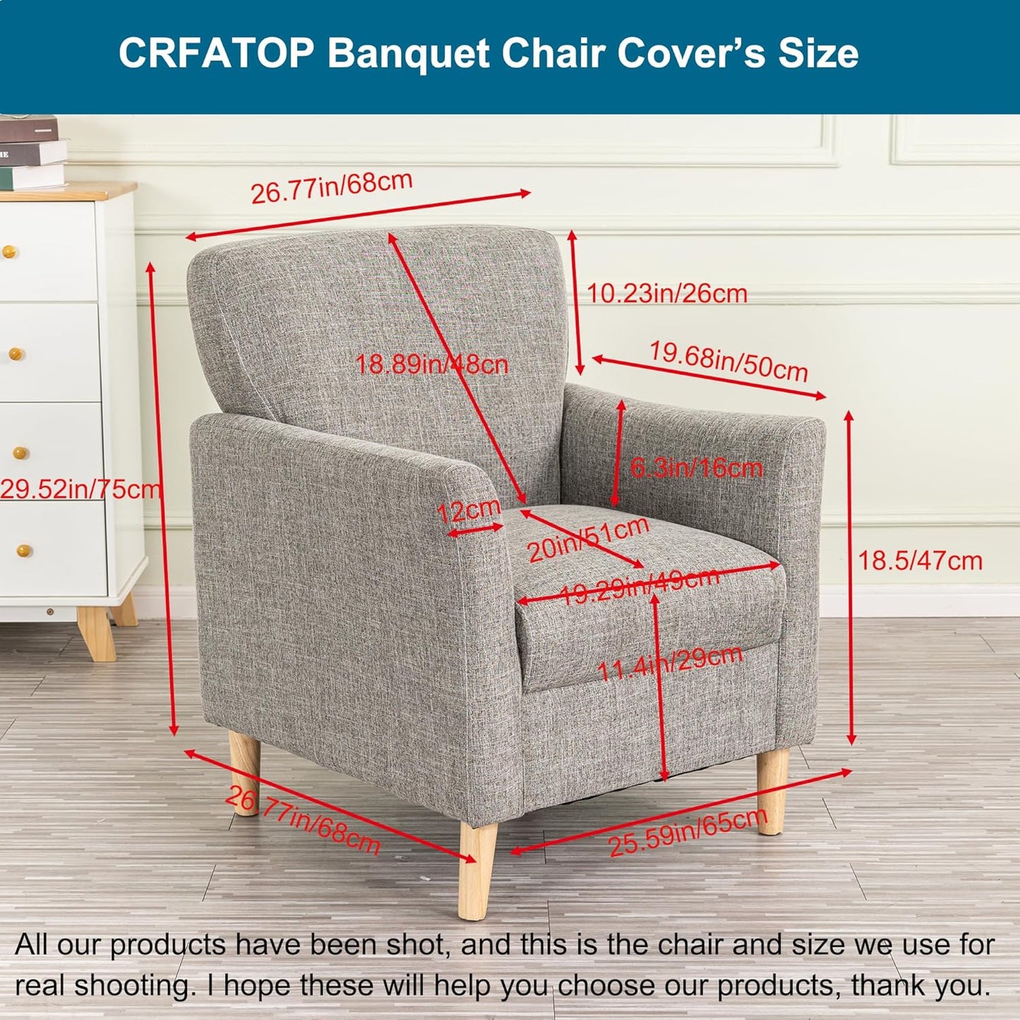 1 Sofa,B11 CRFATOP Stretch Piece Chair Covers with Arms Printed Accent Chair Cover Armchair Flower Soft Banquet