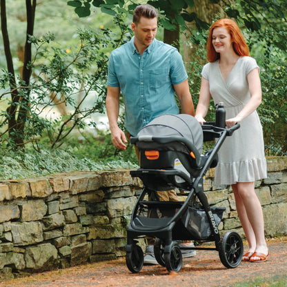 Chicco Bravo LE ClearTex Full-Size Stroller for Babies and Toddlers, UPF-Rated Canopy, GREENGUARD Gold Certified, Lightweight, One-Hand Compact Fold, Pewter/Grey