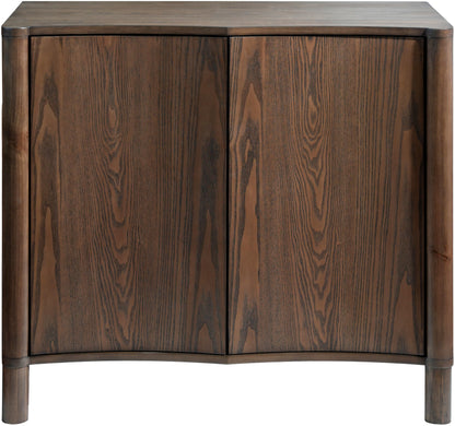 Livabliss x Becki Owens Traditional Sonador Cabinet, Dark Brown, 32" H 36" W 16" D