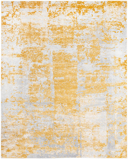Unique Loom Finsbury Collection Area Rug - Elizabeth (7' 10" x 10' Rectangle, Yellow/ Ivory)