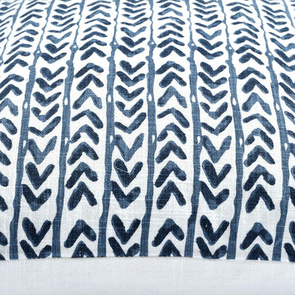 Lush Decor Yani Decorative Throw Pillow Cover, 20" W x 20" L, Navy Square Pillow Cover for Bed, Couch, Chair