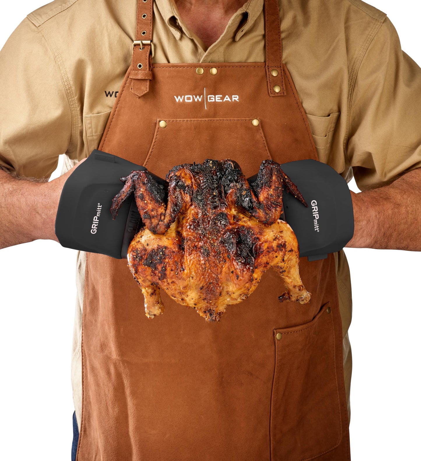 GRIPmitt Claw - Pulled Pork, Meat and Vegetable Shredding Claw 2 Pack Set (Black)