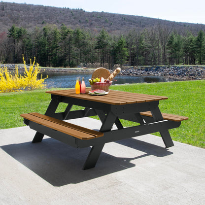 Highwood Hometown Picnic Table, 6 Foot, Saddle