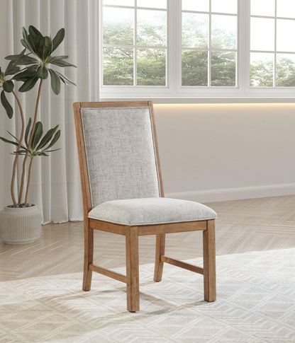 Coaster Home Furnishings Bruner Upholstered Dining Side Chair Brown 109102 (Set of 2)