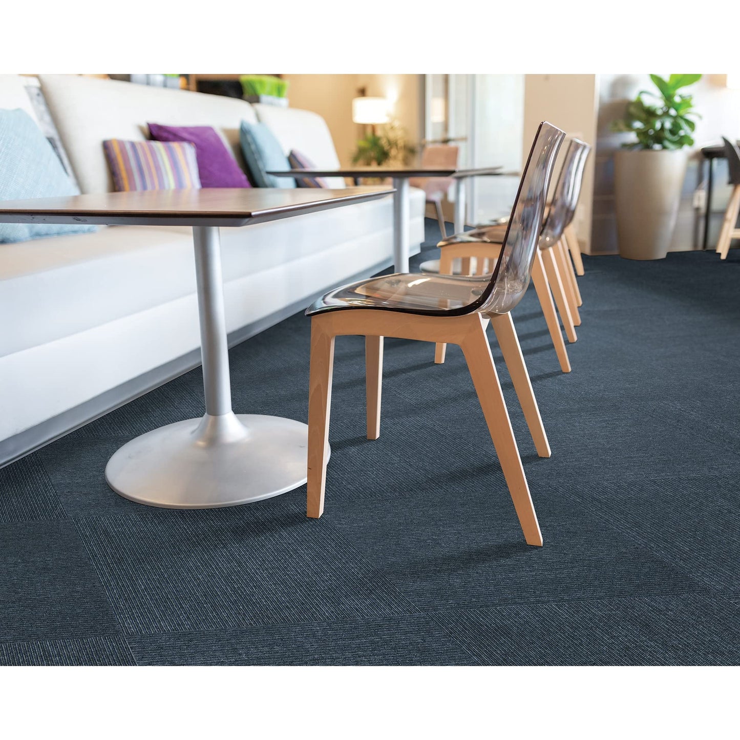 Mohawk Advance 24" x 24" Berber (Loop pile), 0.09" Pile Height, Carpet Tile, PET Fiber, Live News Color, (24 Tiles), (96 sqft/carton)