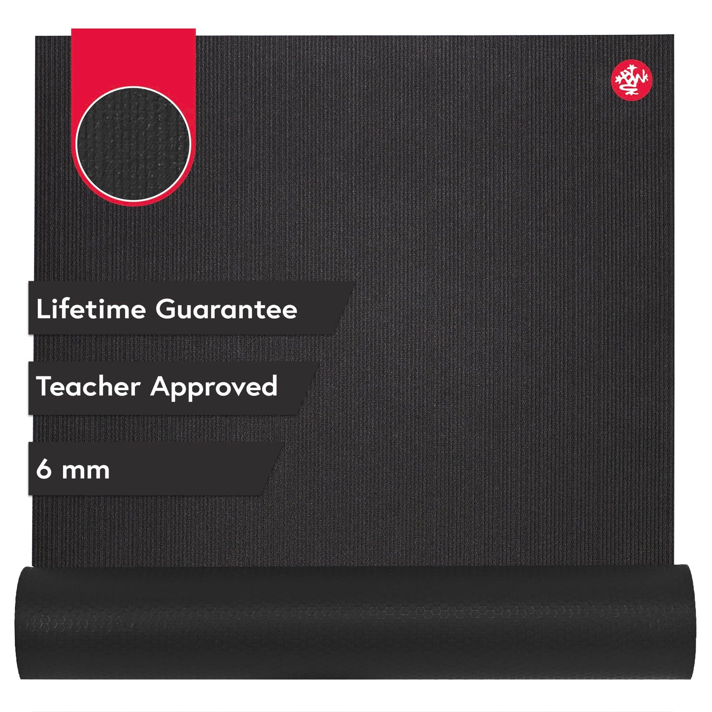 Manduka PRO Yoga Mat - 6mm | Lifetime Durability | Hygienic Construction | Premium Studio Quality | Teacher Approved