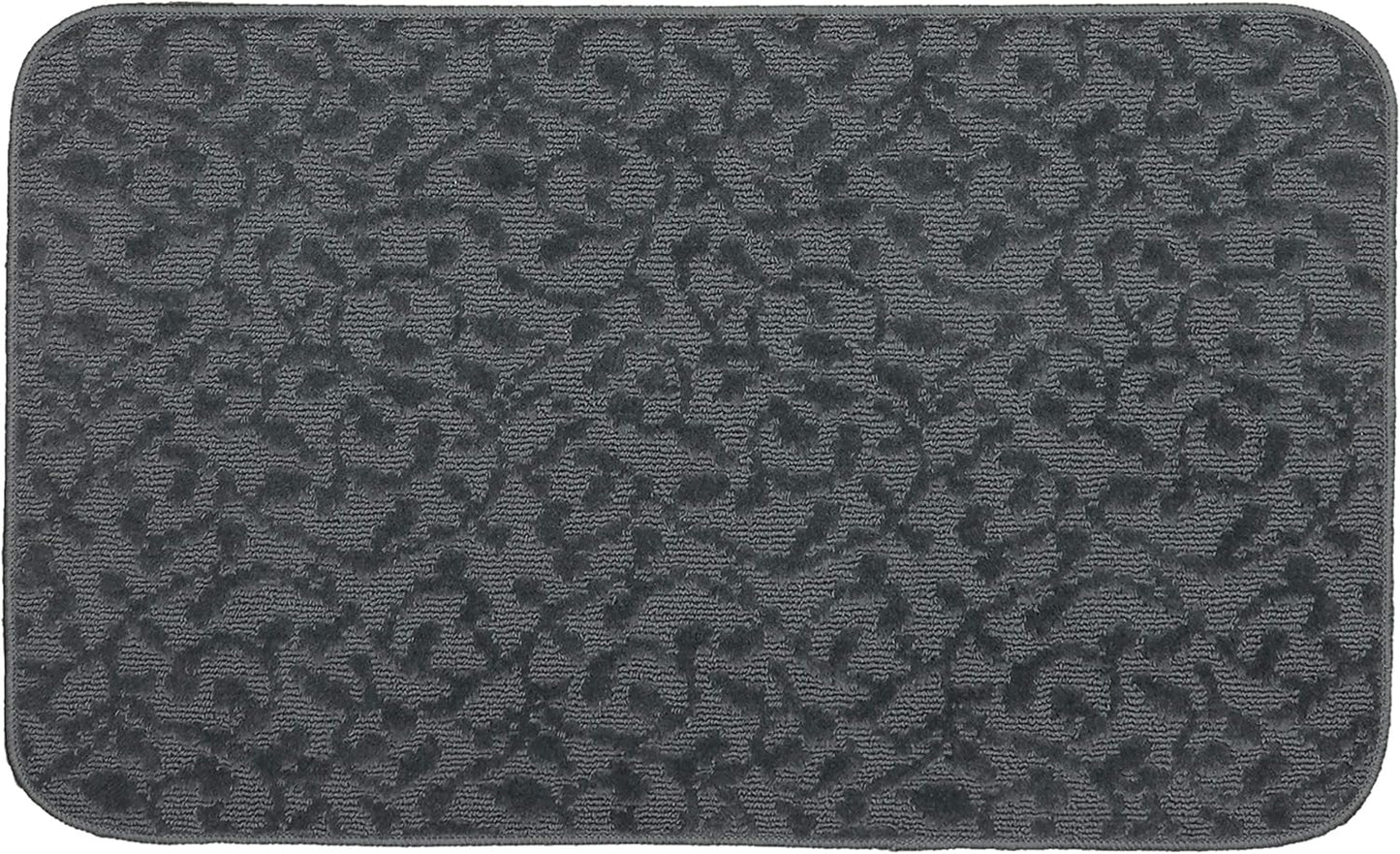 Garland Rug Ivy Vine Rug Mat, 24 in x 40 in, Cinder Gray