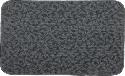 Garland Rug Ivy Vine Rug Mat, 24 in x 40 in, Cinder Gray