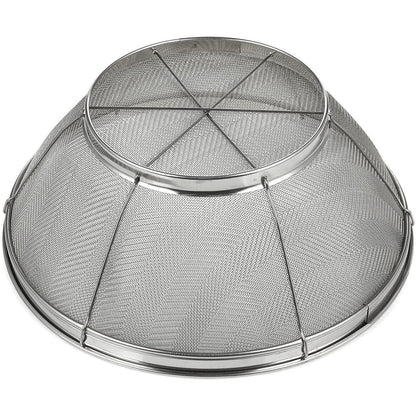 Juvale Stainless Steel Fine Mesh Strainer - Durable Rust-Resistant Mesh Colander - Ergonomic Handle Rice Colander - Ultra-Fine Flour Sifter - Dishwasher Safe with Stable Design - 11 in x 4 in, Silver