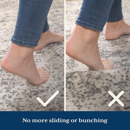 Veken Rug Gripper Pad - Thick Non-Slip Anti-Skid Mat for Hardwood & Tile Floors | 2x3 Ft Size