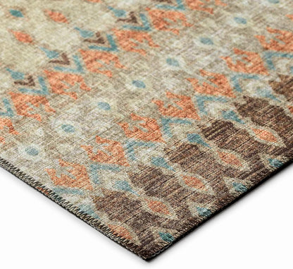 Bravado ABV31 Canyon Washable Area Rug, 1'8" x 2'6", Indoor Outdoor, Easy Clean, Non-Shedding, for Living Room
