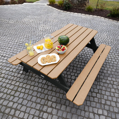 Highwood Hometown Picnic Table, 6 Foot, Saddle