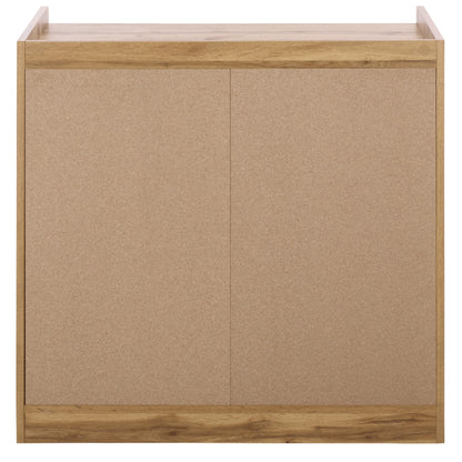 SAFAVIEH Furniture - Mishi 3-Drawer Chest - Oak Wood-Look Dresser with Storage, Modern Bedroom & Guest Room Storage Cabinet, 32" W x 18.3" D x 31.5" H (CHS3101A)