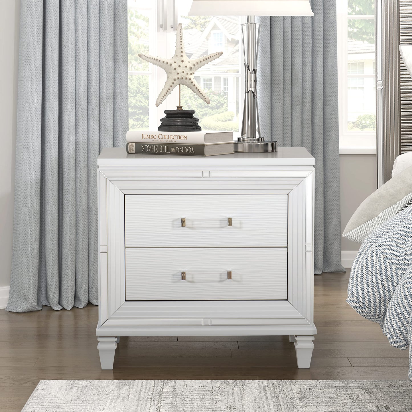 Lexicon Barrett Nightstand, White