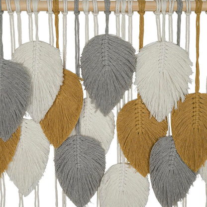 Generic 39 29.5 Large Macrame Wall Hanging Decor Handmade Cotton Cord Boho Room Decor for Bedroom, Nursery, Office W x